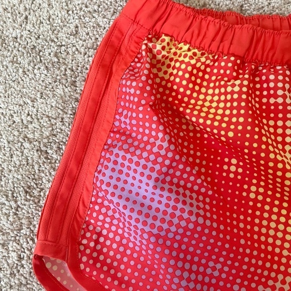 Adidas athletic running shorts small orange yellow - Picture 2 of 8